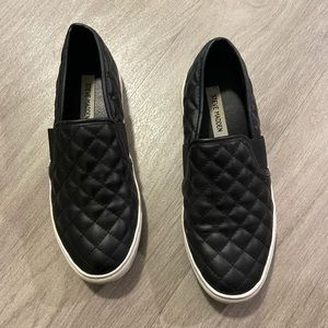 Quilted slide on sneakers